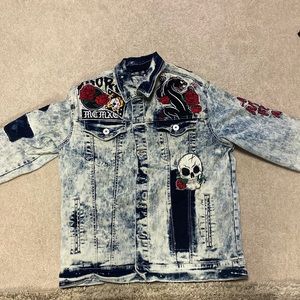 Born to be Wild denim jacket.